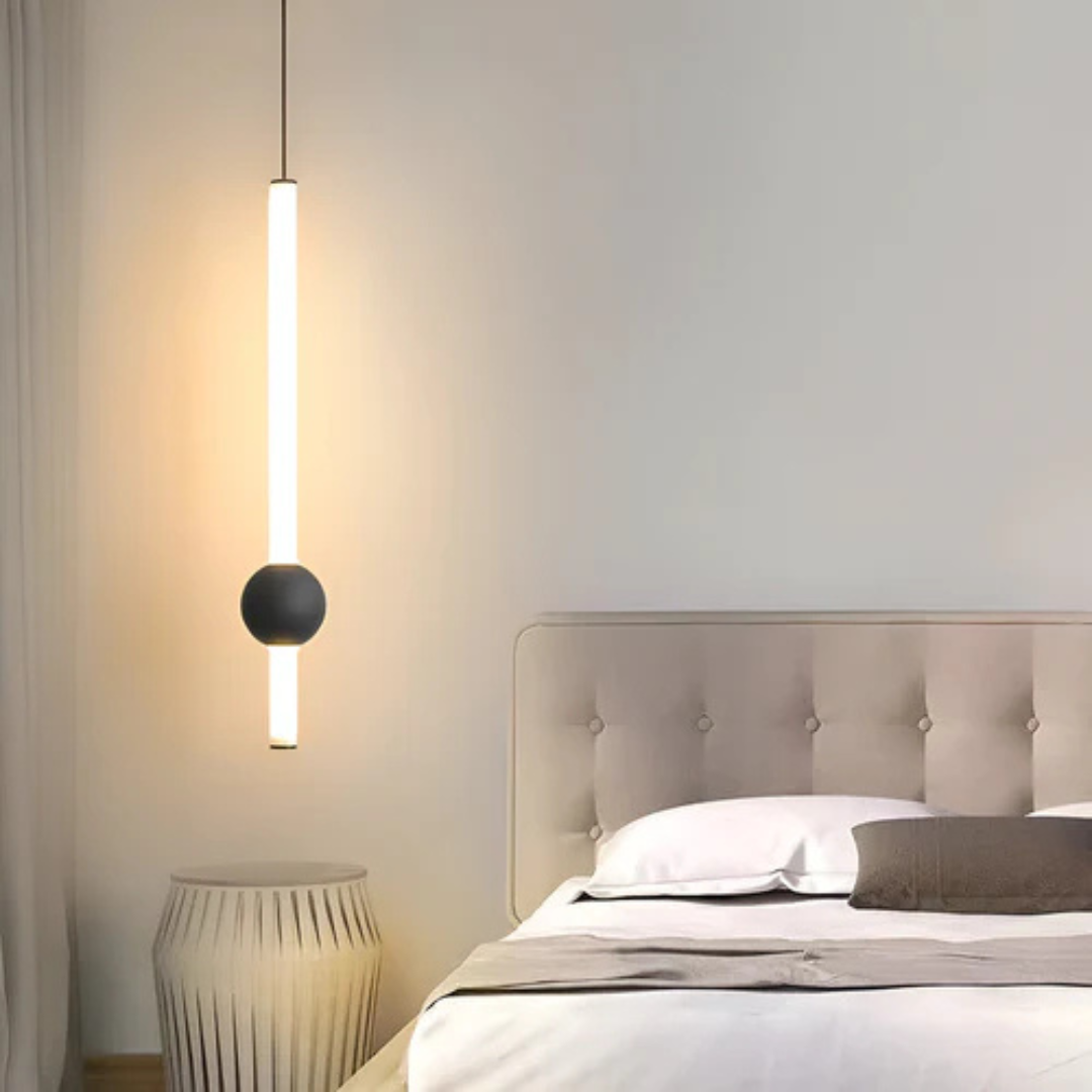 Hängeleuchte LED Zylinder Minimalistisch Esstisch Wohnzimmer Schlafzimmer Schwarz Weiß | Restfield