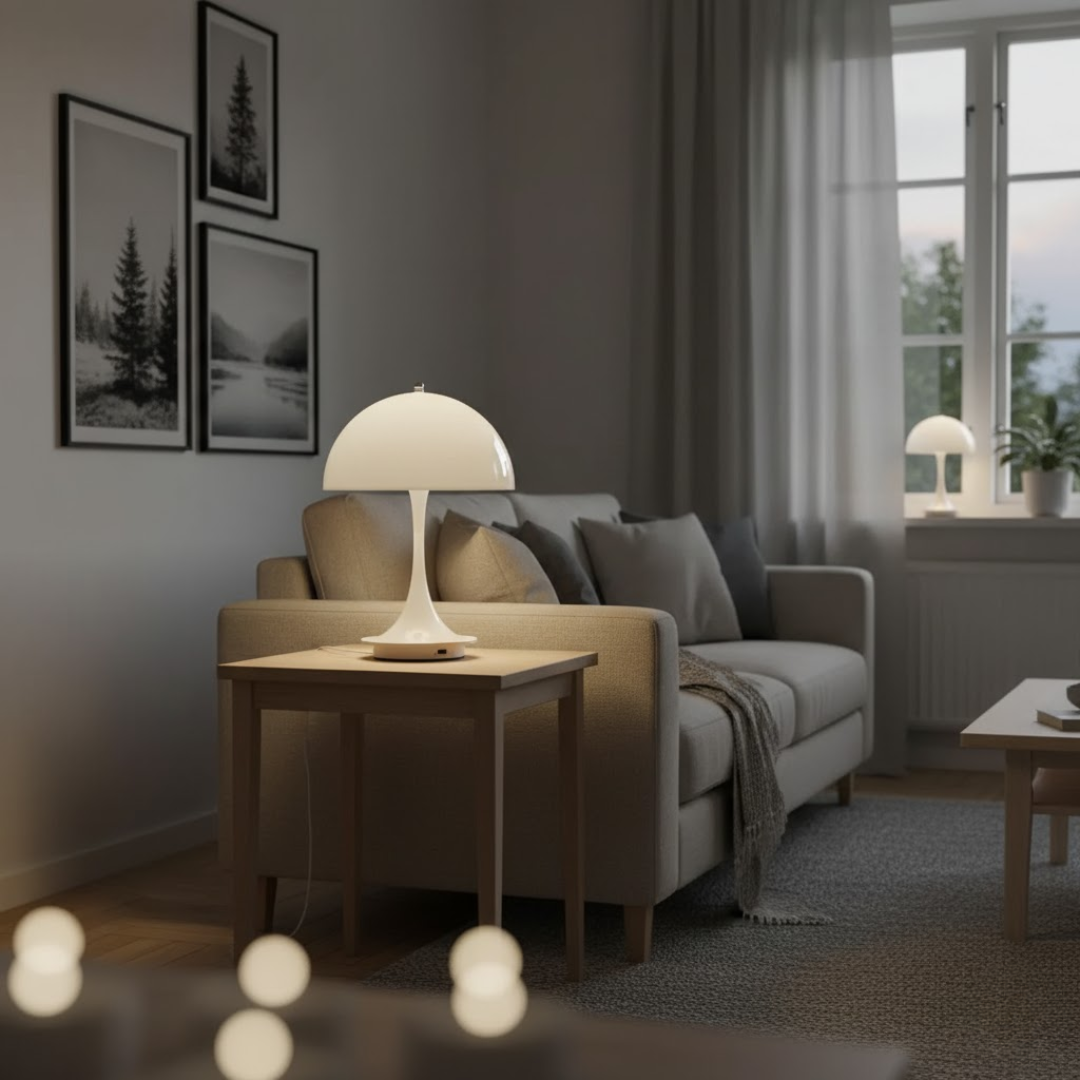 Draadloze Tafellamp met LED – Moderne Designlamp voor Sfeervolle Verlichting | Sansoti