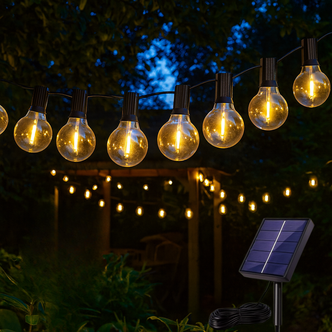 USB String Lights Patio Outdoor Lighting 20-40 Bulbs Waterproof IP65 Ambient Lighting for Garden Balcony Party Lighting | Sansoti