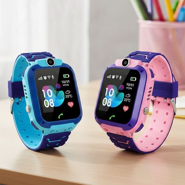 Kinder GPS Horloge met Noodknop Belfunctie en Locatiebepaling voor Dagelijkse Veiligheid Communicatie Outdoor | Sansoti