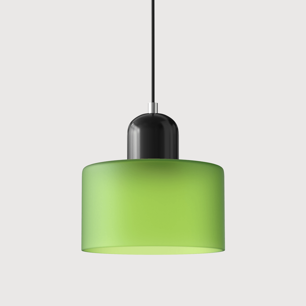 Glass Pendant Lamp Bauhaus Style Handwoven Finish Dining Room Living Room | Sansoti