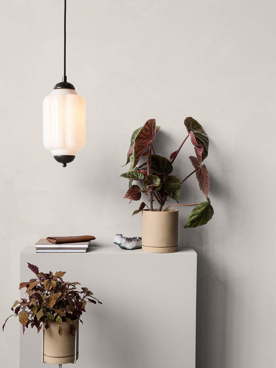 Vintage Glazen Hanglamp met Nostalgische Uitstraling – Verfijnde Verlichting voor Eetkamer en Keuken | Sansoti