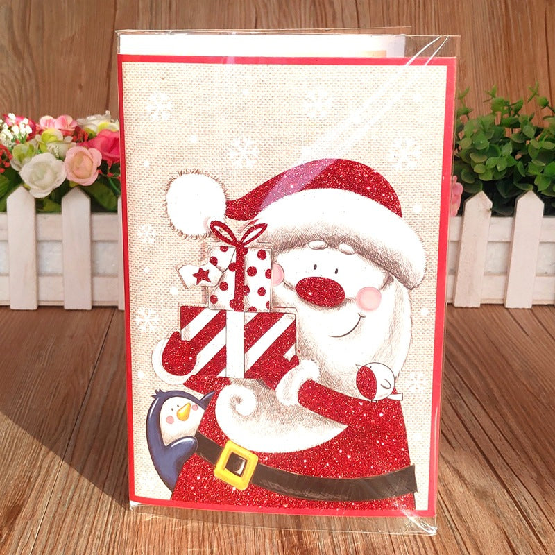 Set musikalischer Weihnachtskarten mit Klang und Lichtern für gemütliche Feiertage Originelle Geschenke Grußkarten | Sansoti