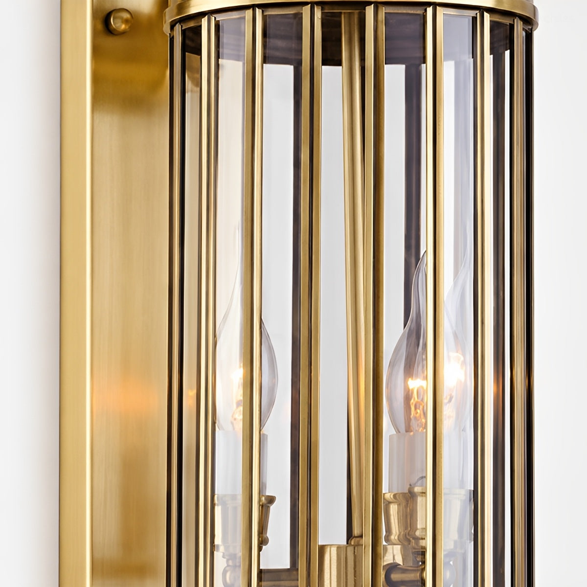 Applique murale extérieure vintage à LED en cuivre et bronze, étanche IP65, pour véranda et jardin, éclairage rétro au design mid-century | Sansoti