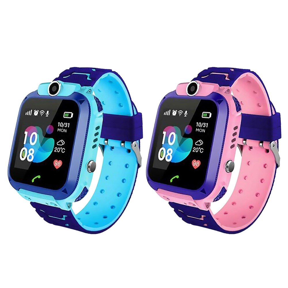 Smartwatch voor Kinderen met GPS-Tracker Telefoonfunctie SOS-Knop Ingebouwde Camera Kleurrijk Polshorloge voor Jongens en Meisjes vanaf 4 Jaar | Sansoti
