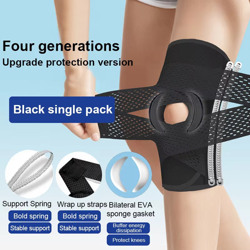 Adjustable Compression Knee Brace for Sports Training Running and Everyday Use Supportive | Sansoti