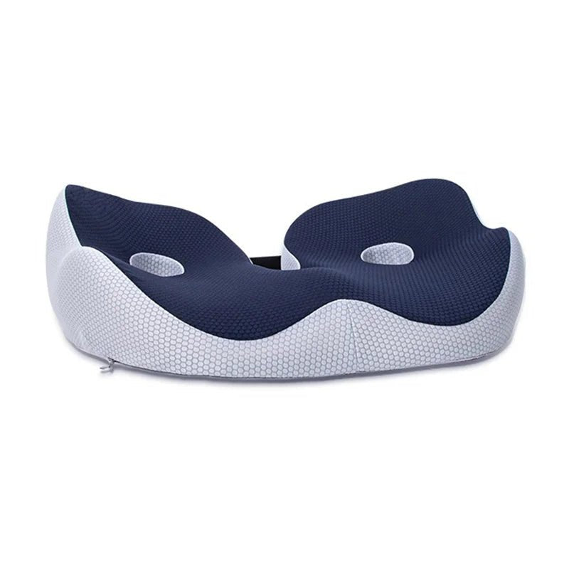 Coussin d’assise ergonomique en mousse à mémoire de forme avec sangles réglables pour le bureau, la voiture, le gaming et la maison - confort optimal | Sansoti