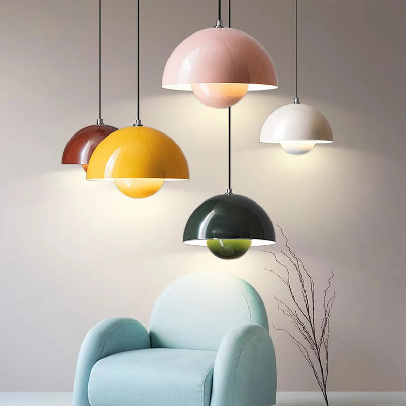 Hanglamp Bloempot Scandinavisch Design Kleurrijk E26 | Sansoti