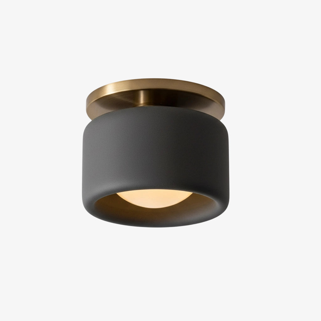 Porselein Plafondlamp Rond Modern – Zachte Sfeerverlichting voor Gang Kantoor Keuken | Sansoti