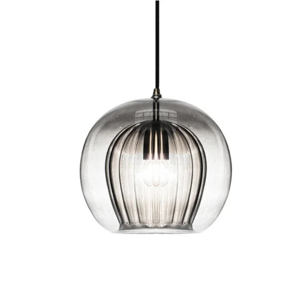 Hira glazen hanglamp E14 transparant keukeneiland eettafel moderne verlichting design lamp bar keuken verlichting | Sansoti