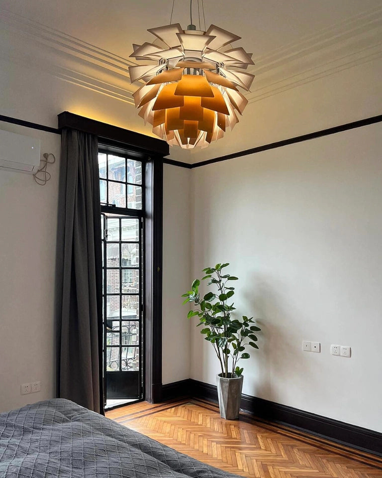 Hanglamp Dennenappel Metaal Klassiek Warm Wit Verstelbaar Snoer Woonkamer | Sansoti