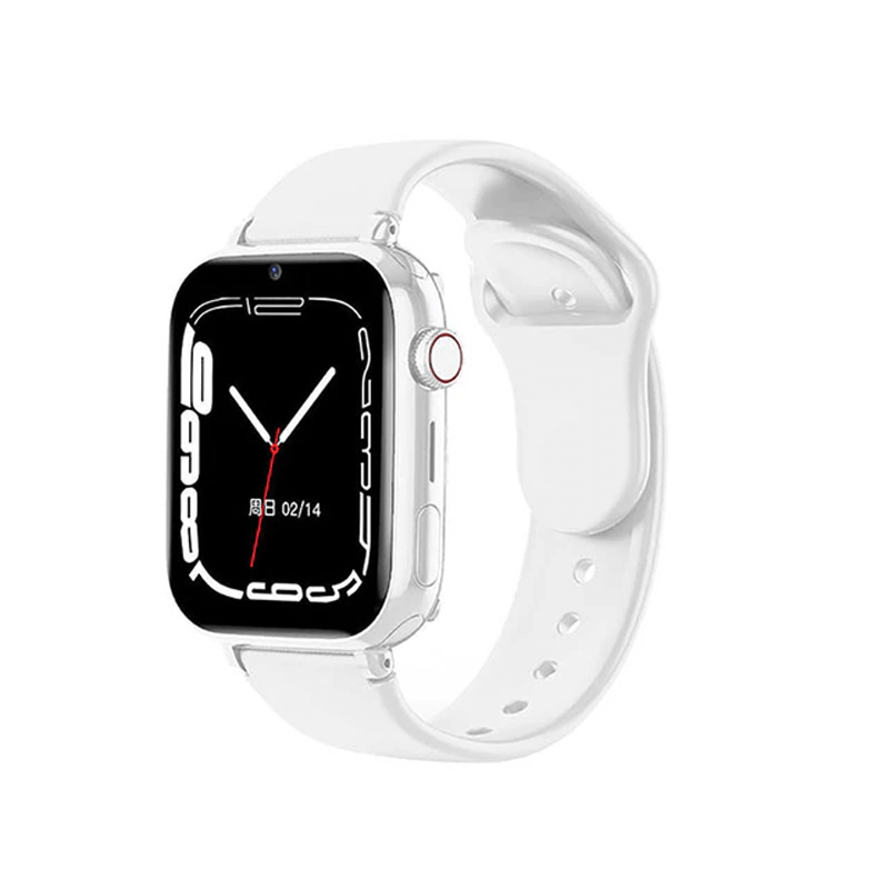 Slimme Kinderhorloge met 4G Videobellen en GPS-Tracking Roze Zwart Wit | Sansoti