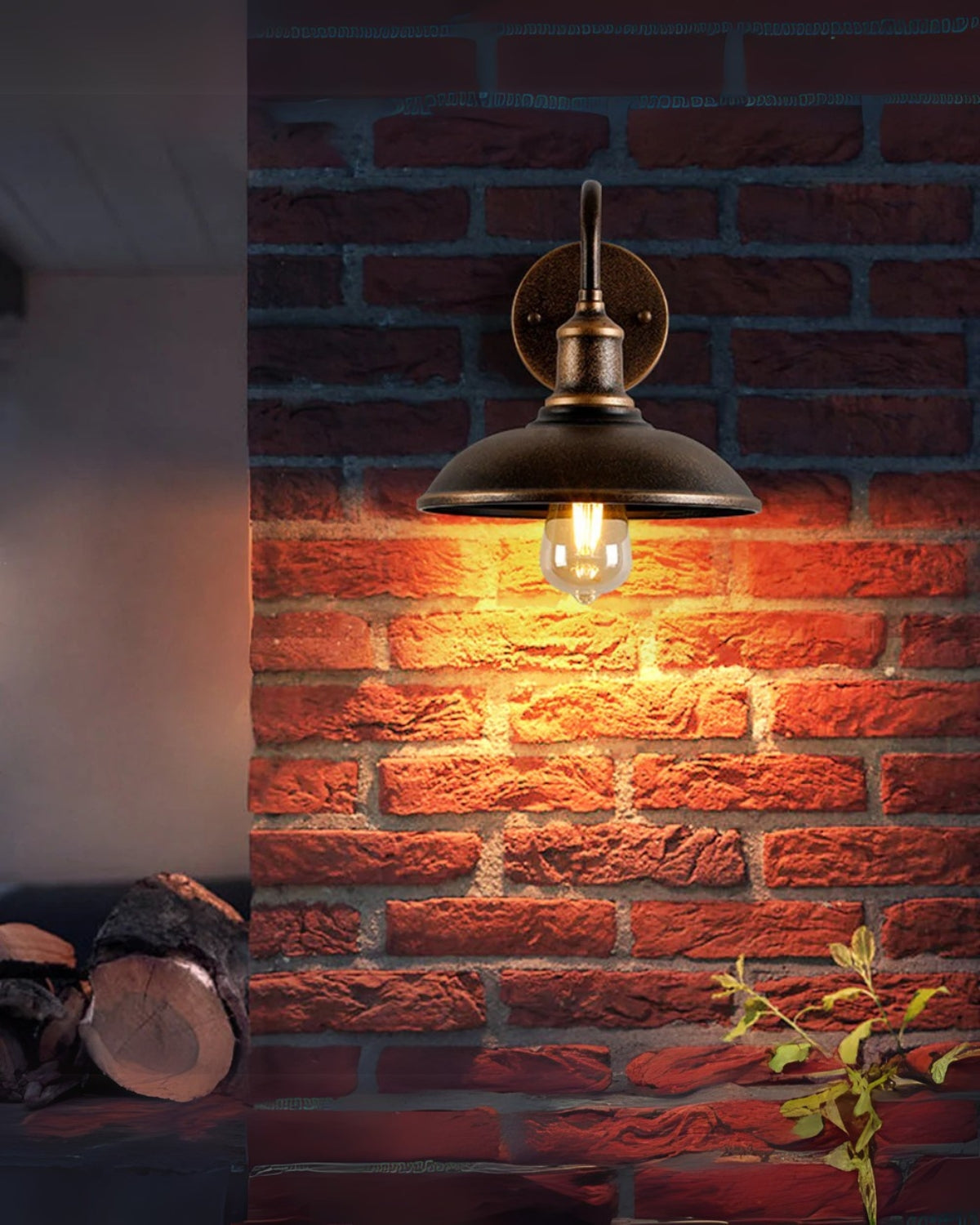 Vierkante Buitenlamp met Minimalistisch Frame Zwart Bruin Zilver 24x23cm 29x23cm Tuinverlichting Wandlamp Buiten Moderne Buitenlamp Terrasverlichting | Sansoti