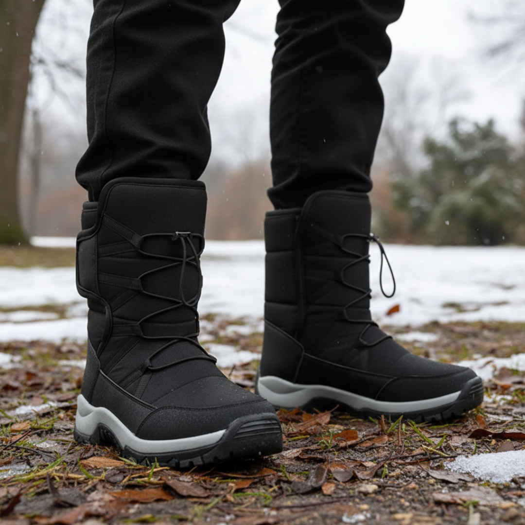 Waterproof Winter Boots with Plush Lining – Snow Boots for Women and Men – Non-Slip Winter Shoes | Sansoti