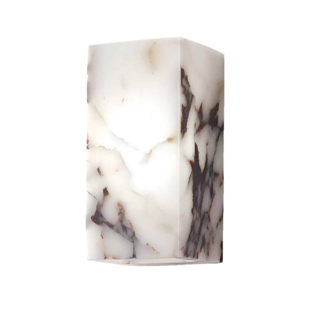 Natuurstenen Wandlamp met Warme LED-Verlichting – Waterdicht Design voor Woonkamer, Slaapkamer & Badkamer | Sansoti
