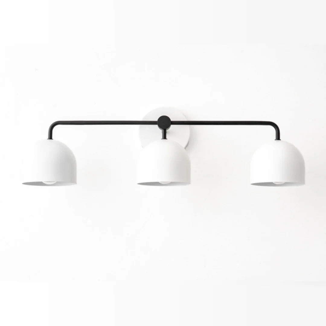Koepelkapjes Wandlamp Modern Scandinavisch Metaal Zwart Messing 2-3 Lichtpunten Badkamer Hal Slaapkamer Sfeerverlichting | Sansoti