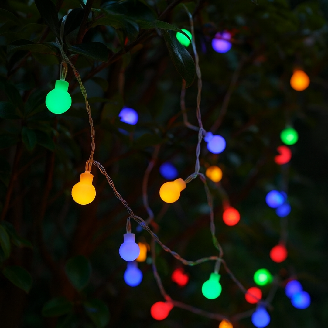 Sfeerverlichting met 20 LED-lampjes warm wit voor binnen en buiten decoratie feestverlichting 3 meter | Sansoti