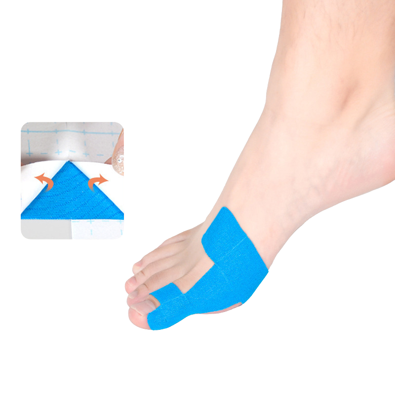 Toe Correction Tape for Hallux Valgus 80 Pieces Pre-Cut Breathable Cotton Bandage Foot Comfort Set | Sansoti