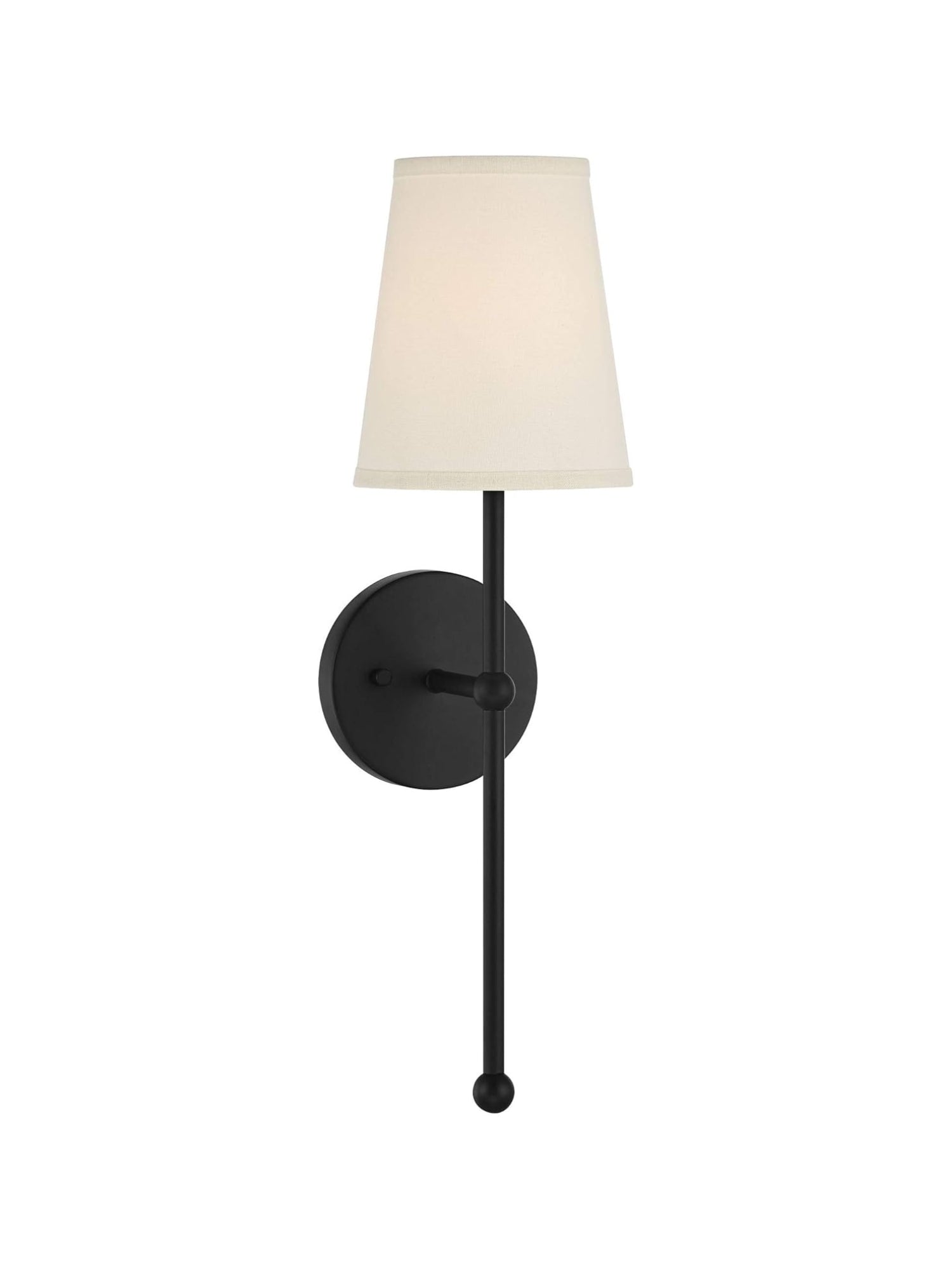 Rowan Wandlamp Messing Stoffen Kap Scandinavische Woonkamer Slaapkamer Verlichting 15x53cm | Sansoti