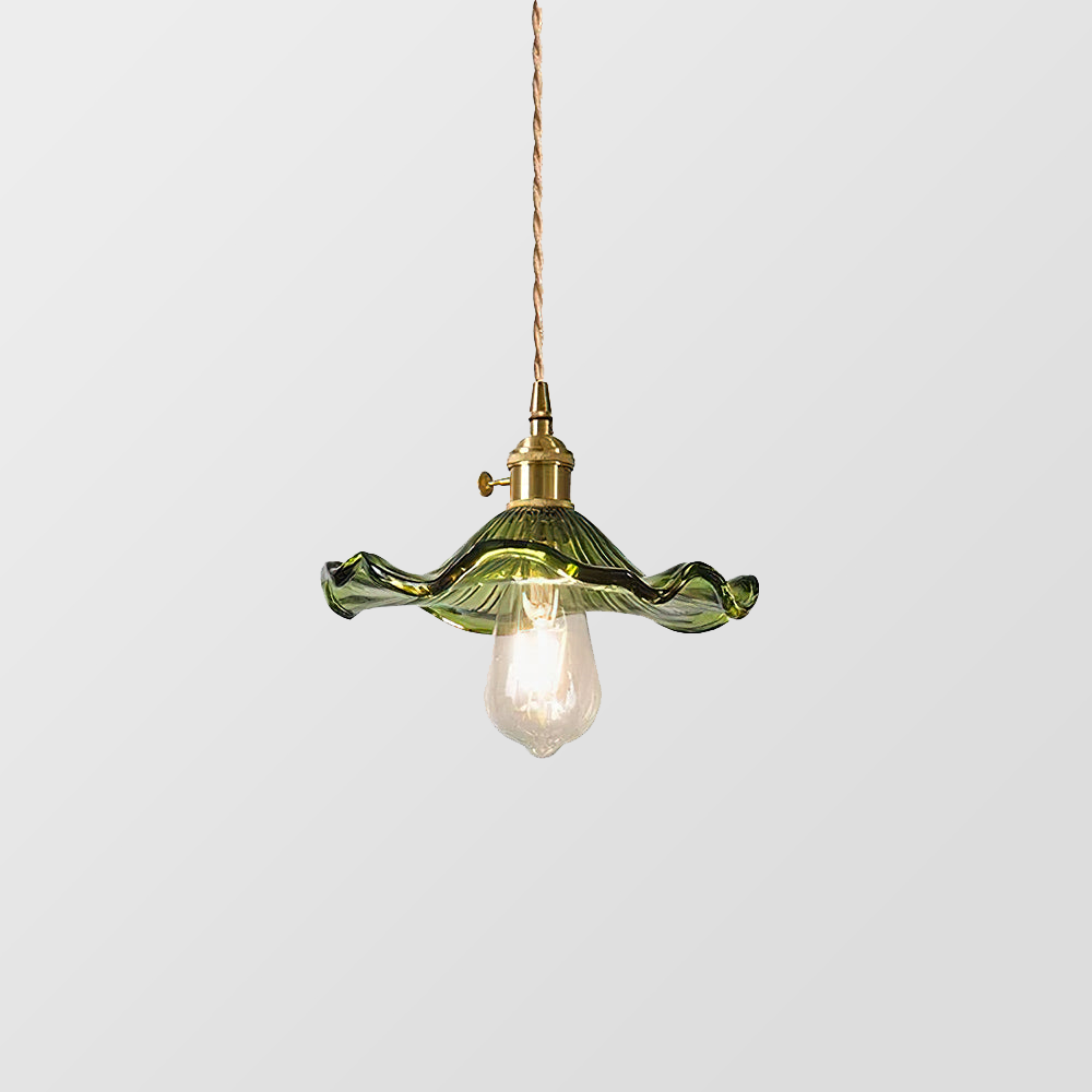 Hanglamp Glas Bloem LED Design Pendellamp Wit Woonkamer Slaapkamer Eetkamer Sfeerverlichting | Sansoti