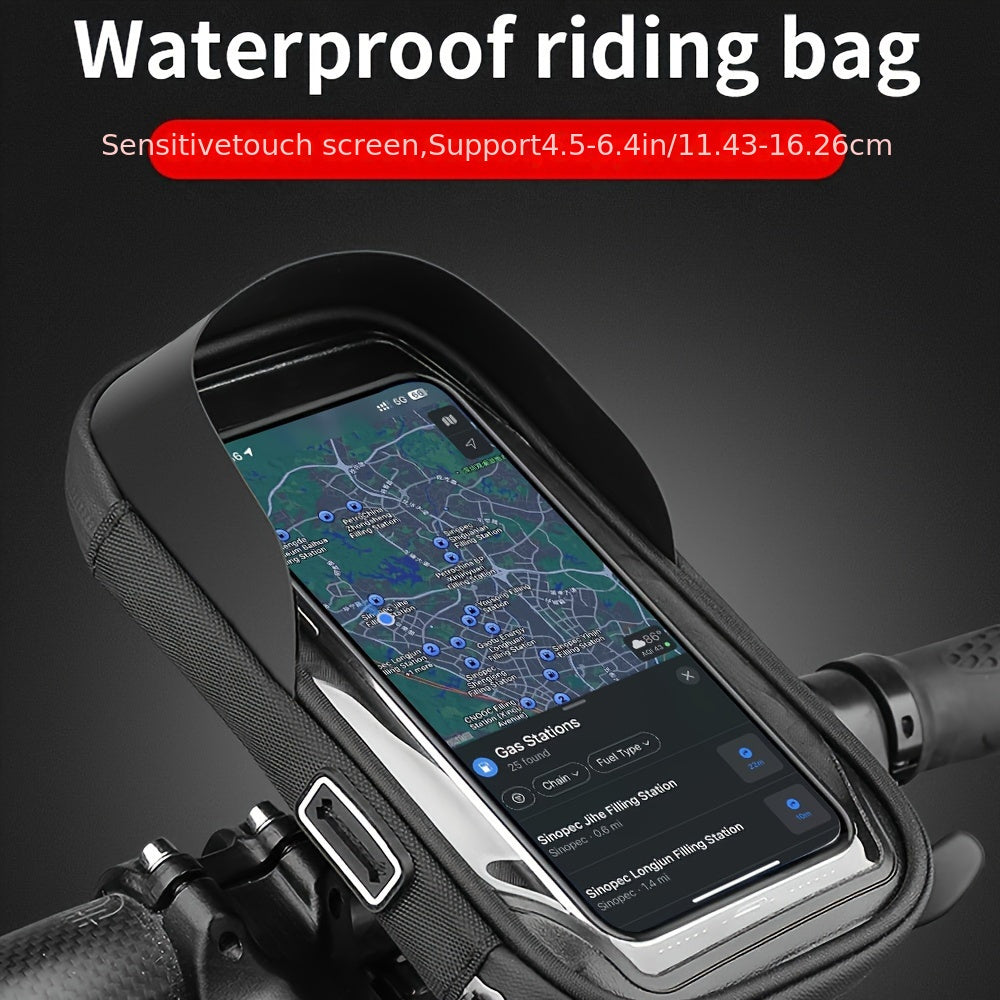 Waterdichte Telefoonhouder voor Fiets en Motor met 360° Draaibaar Systeem | Sansoti