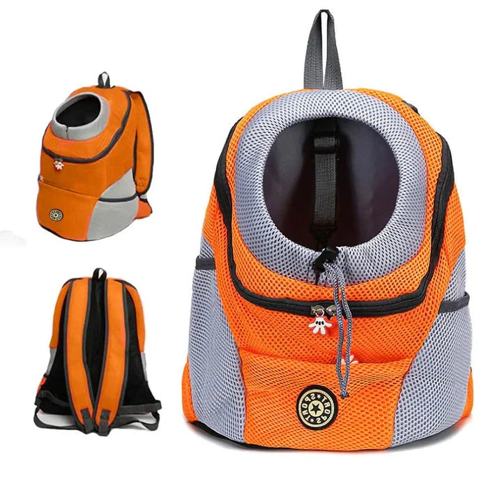 Sac à dos de transport pour chiens, en mesh respirant, pour petits et moyens chiens, voyages, vélo, promenades et activités en plein air | Sansoti