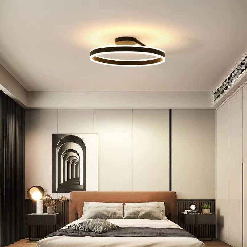 Minimalist Round Design LED Ceiling Light, Dimmable with Remote Control, Energy-Efficient for Modern Interiors | Sansoti