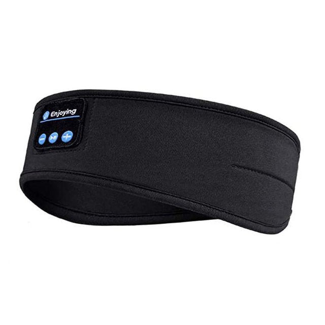 Draadloze Slaap Hoofdband met Bluetooth Speakers Grijs Zwart Yoga Sport Hardlopen Comfortabel Ademend | Sansoti