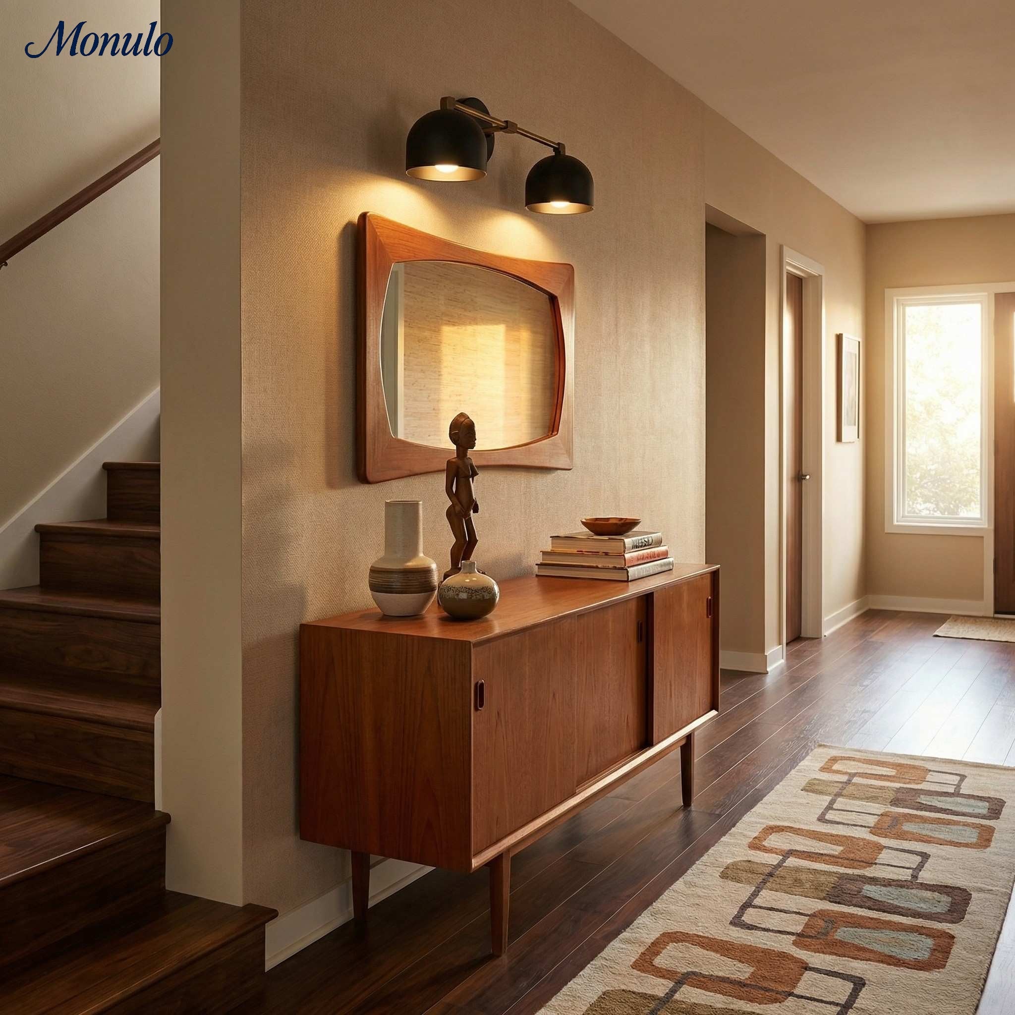 Wandlamp Koepelscherm Mid-Century Retro Design Badkamer Gang | Sansoti