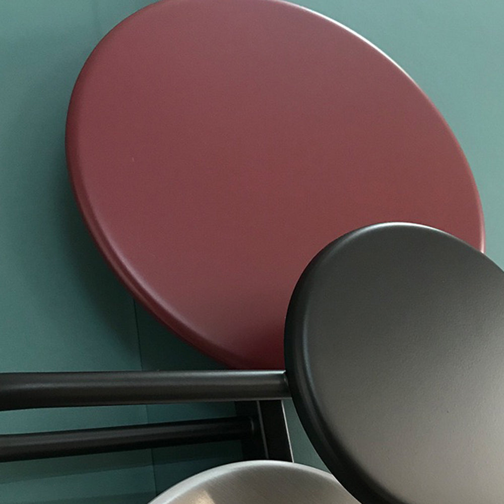 Moderne runde LED-Wandleuchte aus Metall in Rosa, Blau, Grün oder Rot für Wohnzimmer, Schlafzimmer, Esszimmer und Arbeitszimmer | Sansoti