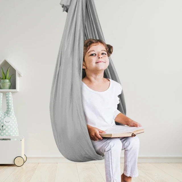 Kinderschommel voor Zintuiglijke Ontwikkeling - Rustgevende Hangstoel voor Binnen en Buiten - Therapeutisch Effect | Sansoti