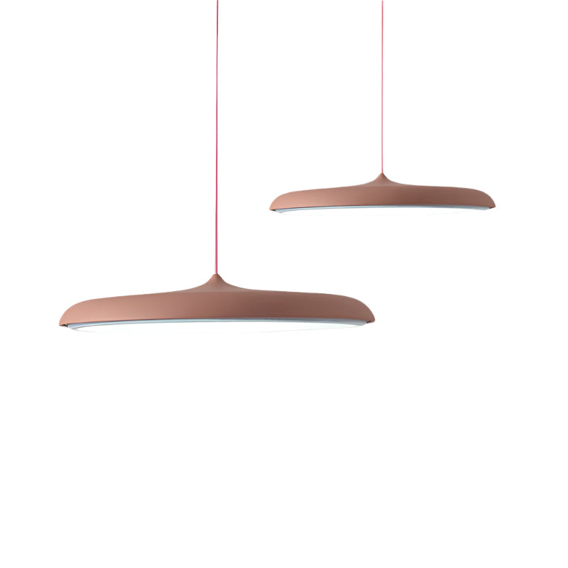 Moderne LED Hanglamp met Minimalistische Lijnen – Dimbare Eetkamerlamp in Meerdere Kleuren voor Scandinavisch Interieur | Sansoti