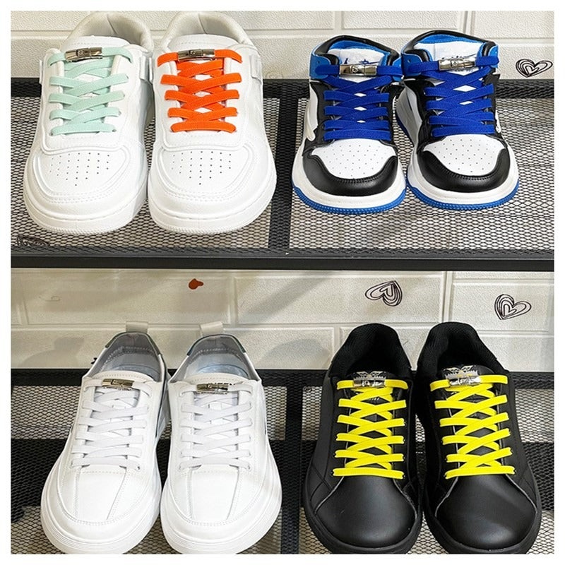 Elastisches Schnürsystem mit Klickverschluss – schnelles Anziehen ohne Binden für Sneaker und Alltagsschuhe | Sansoti