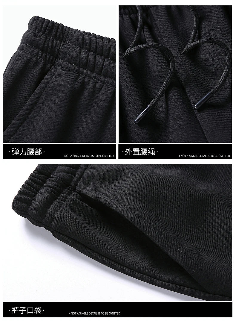 Comfortable Men's Polyester Tracksuit Sports Set Zipper Elastic Waistband Leisure Casual Sportswear | Sansoti