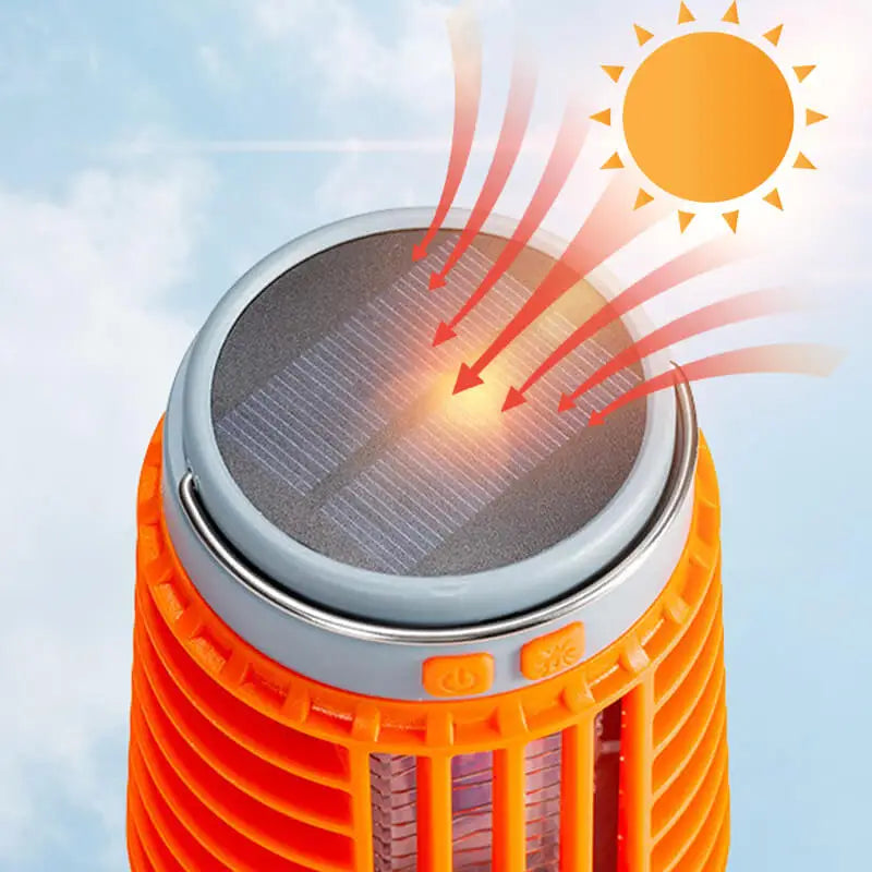 UV-Lamp tegen Muggen en Insecten | Oplaadbaar | Zonne-Energie | Draagbaar | Sansoti