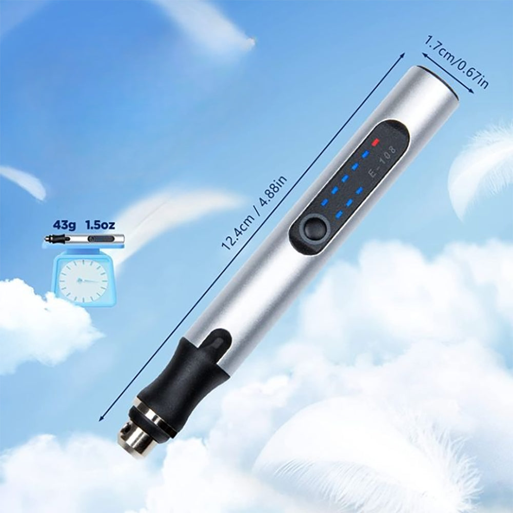 Graveerpen Oplaadbaar USB-C Variabel Toerental Precisiewerk Graveren Hobby Creatief Gereedschap DIY Handwerk | Sansoti