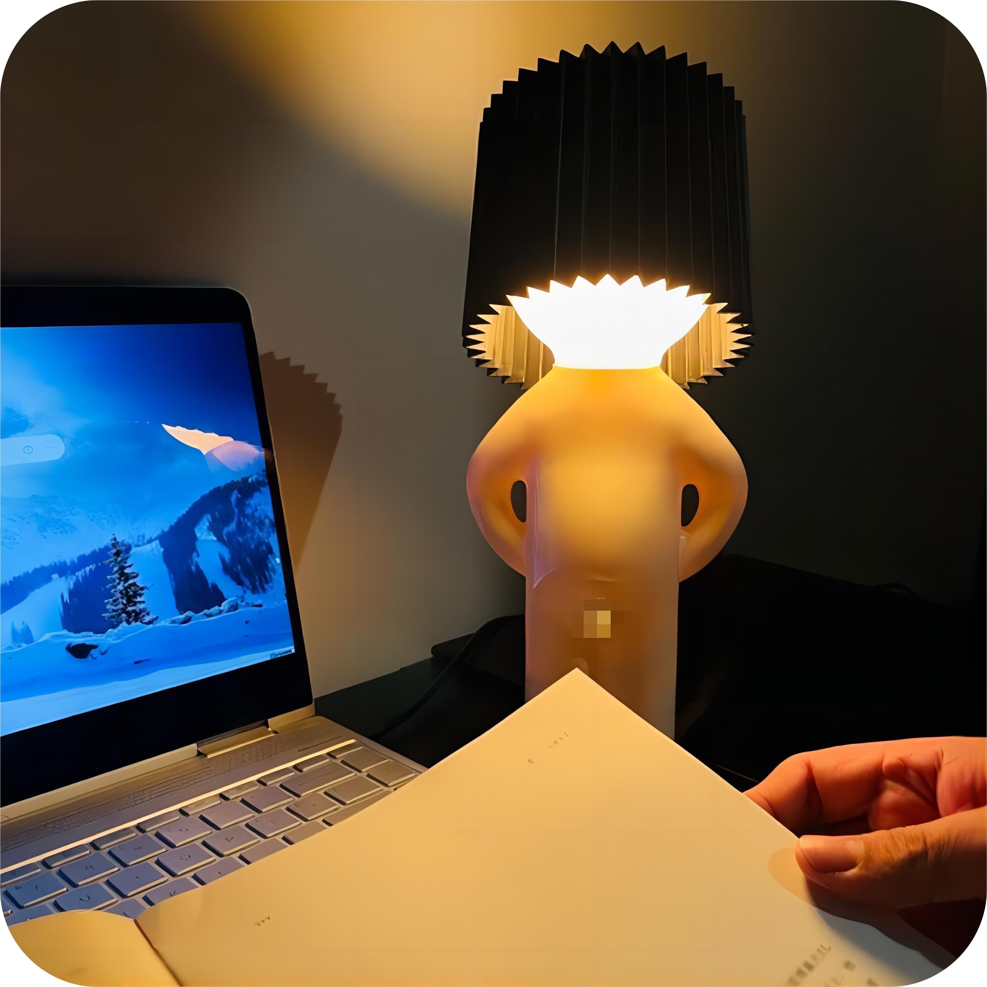 Draadloze LED-lamp met Oplaadbare Batterij Speels Design Decoratieve Tafellamp Moderne Sfeerverlichting | Sansoti