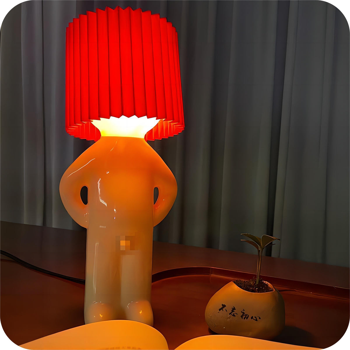 Draadloze LED-lamp met Oplaadbare Batterij Speels Design Decoratieve Tafellamp Moderne Sfeerverlichting | Sansoti
