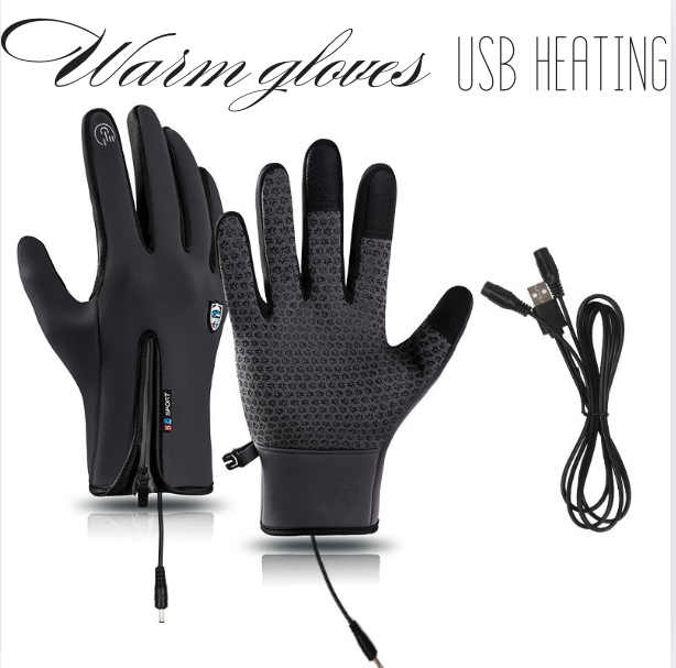 Verwarmbare Handschoenen met USB Touchscreen Waterdicht Winddicht voor Winter | Sansoti