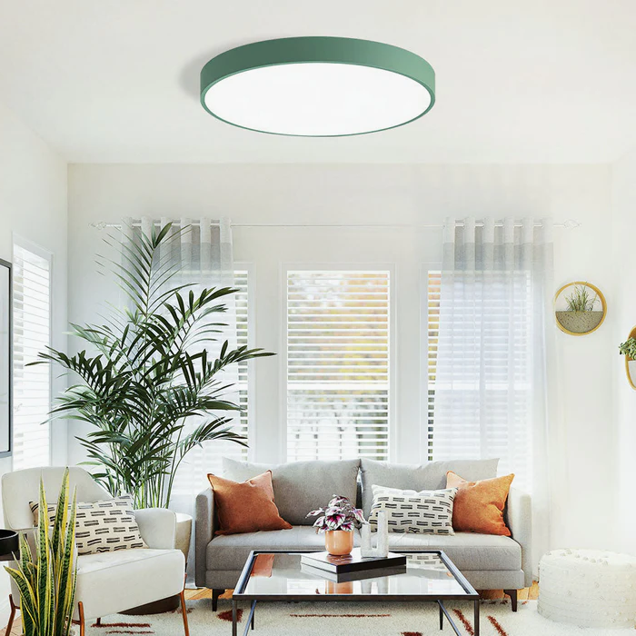 LED Ceiling Lamp Round Modern Dimmable for Living Room and Bedroom | Sansoti