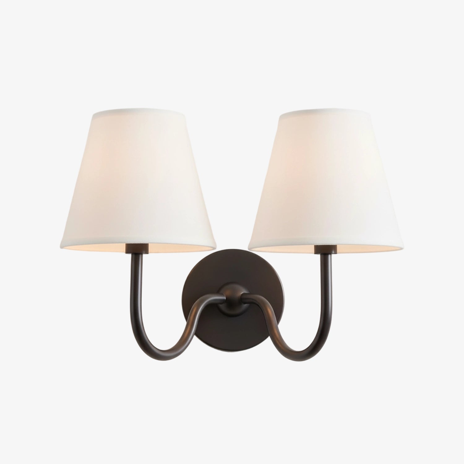 Wandlamp met Geplisseerde Stoffen Kap – Klassieke Verlichting voor Slaapkamer en Woonkamer | Sansoti