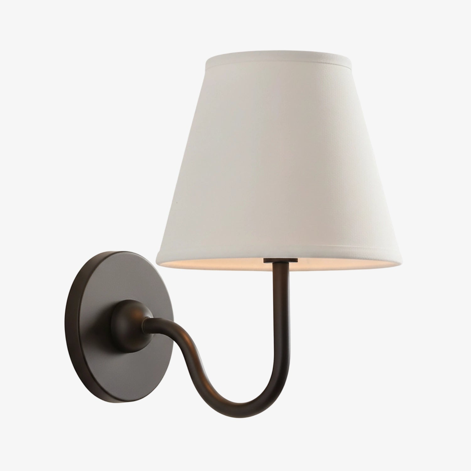 Wandlamp met Geplisseerde Stoffen Kap – Klassieke Verlichting voor Slaapkamer en Woonkamer | Sansoti