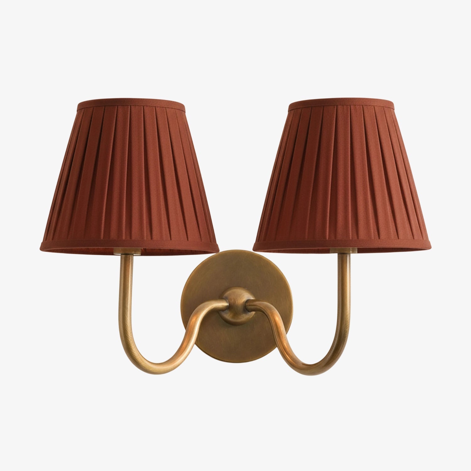 Wandlamp met Geplisseerde Stoffen Kap – Klassieke Verlichting voor Slaapkamer en Woonkamer | Sansoti