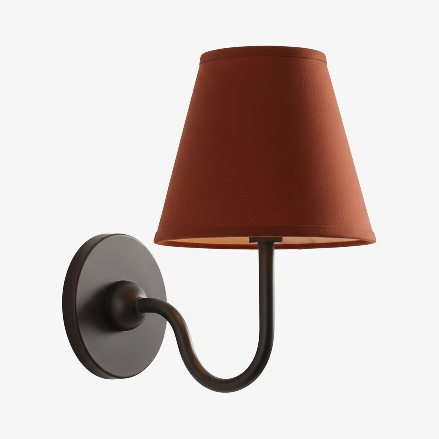 Wandlamp met Geplisseerde Stoffen Kap – Klassieke Verlichting voor Slaapkamer en Woonkamer | Sansoti