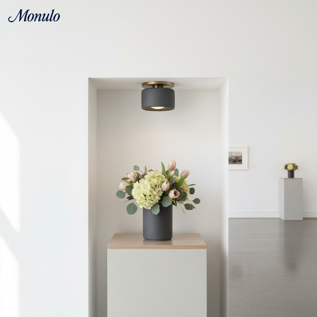 Porselein Plafondlamp Rond Modern – Zachte Sfeerverlichting voor Gang Kantoor Keuken | Sansoti