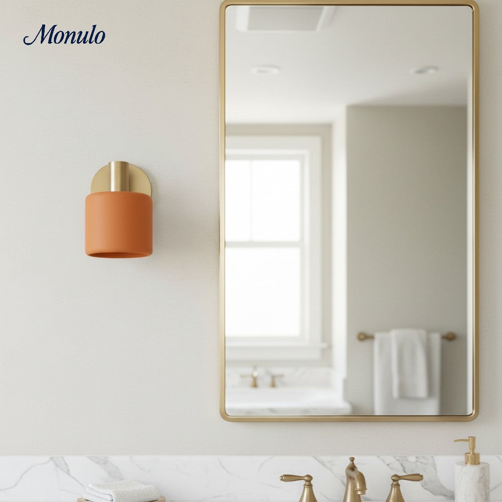 Keramische Ronde Wandlamp Wit Minimalistisch Flush Mount Verlichting voor Hal en Gang | Sansoti