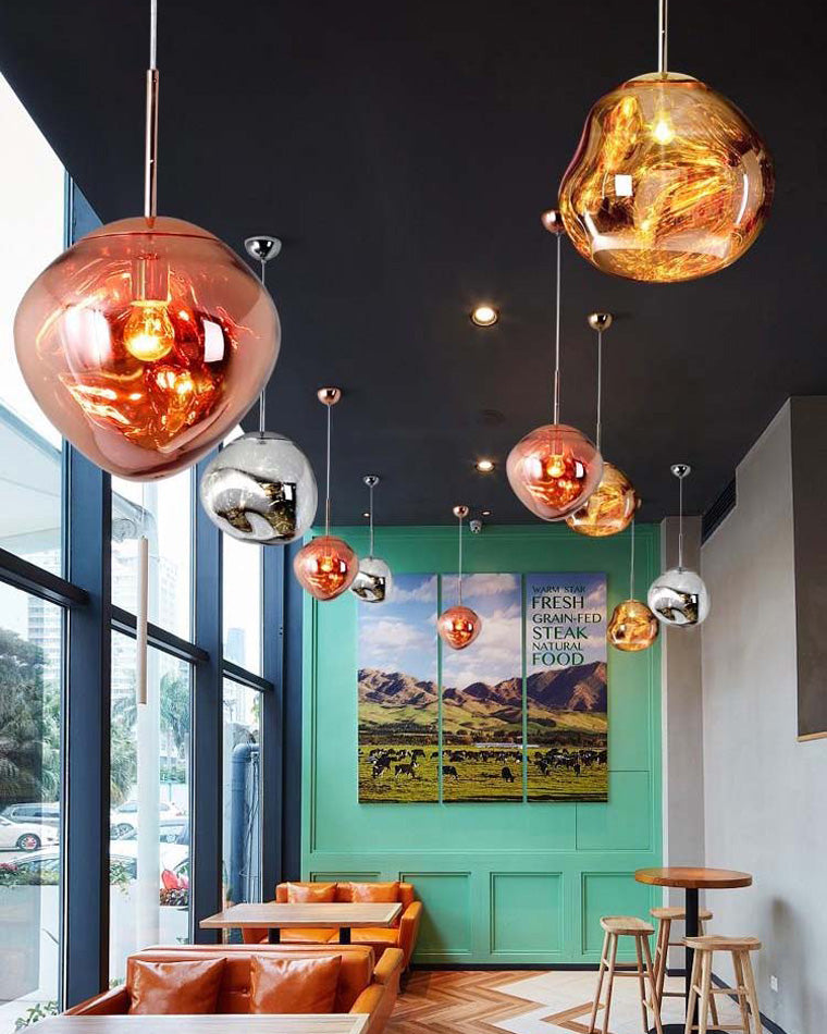 Suspension Melt Design Acrylique LED Blanc Chaud Dimmable Salon Salle à Manger Restaurant Chambre | Restfield