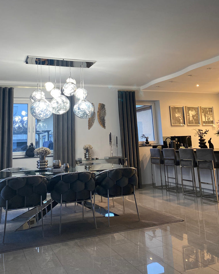 Suspension Melt Design Acrylique LED Blanc Chaud Dimmable Salon Salle à Manger Restaurant Chambre | Restfield