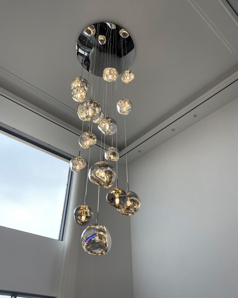 Suspension Melt Design Acrylique LED Blanc Chaud Dimmable Salon Salle à Manger Restaurant Chambre | Restfield