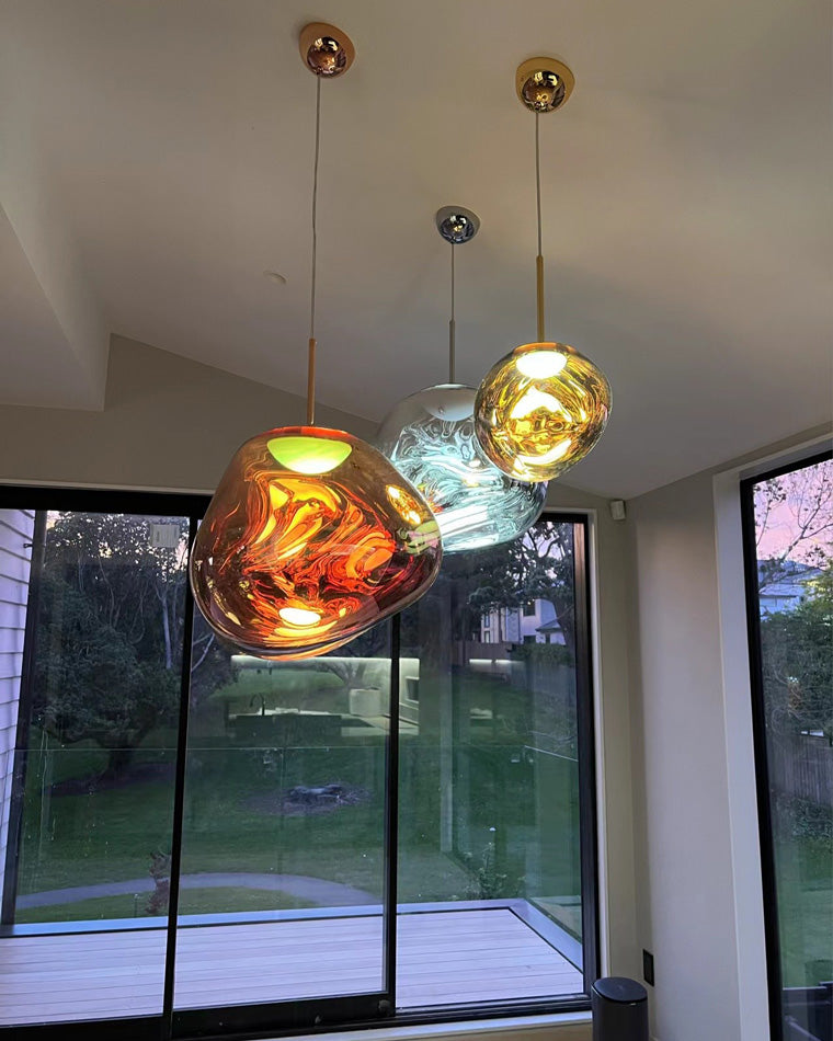 Suspension Melt Design Acrylique LED Blanc Chaud Dimmable Salon Salle à Manger Restaurant Chambre | Restfield